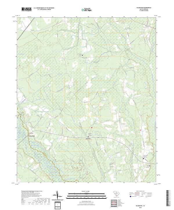 Islandton, SC — USGS 7.5-minute topo (2024)