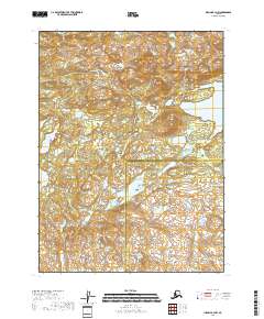 Iliamna B-4 NW, AK — USGS 7.5-minute topo (2018)