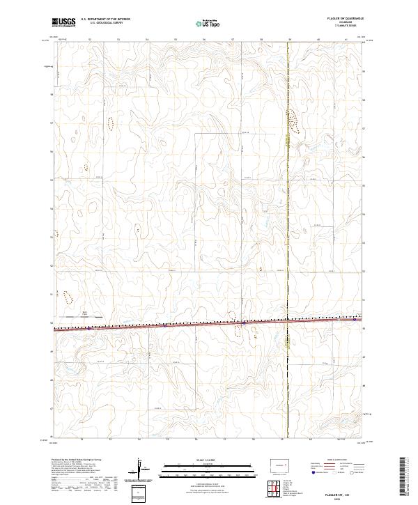 Flagler SW, CO — USGS 7.5-minute topo (2022)