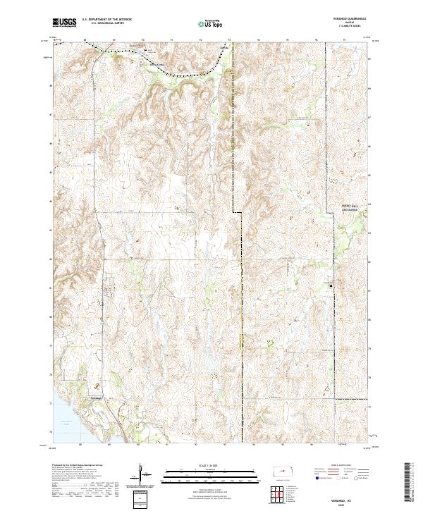 Venango, KS — USGS 7.5-minute topo (2022)