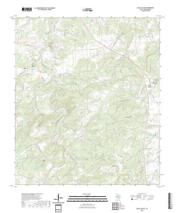Loyal Valley, TX — USGS 7.5-minute topo (2023)