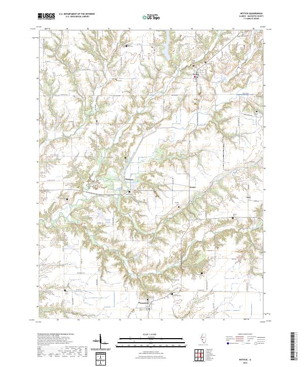 Hettick, IL — USGS 7.5-minute topo (2024)