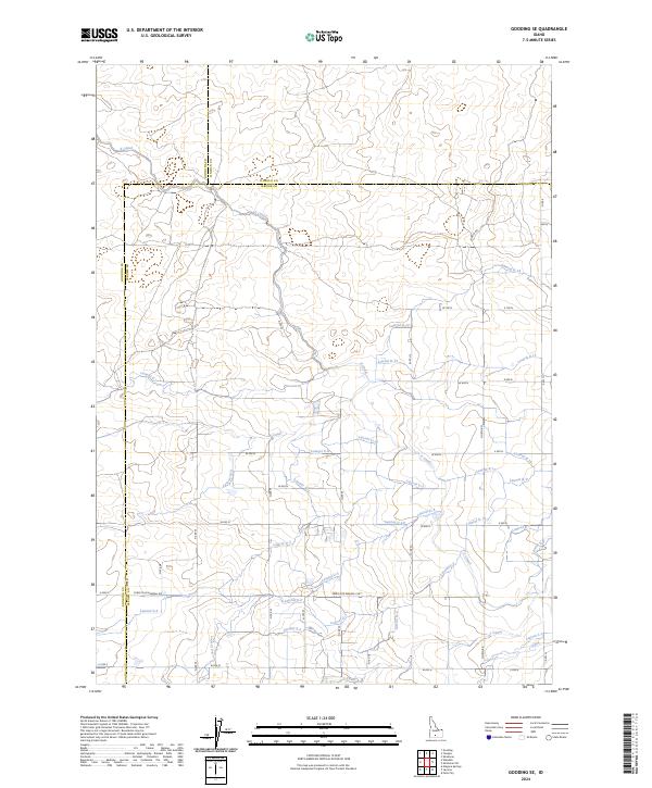 Gooding SE, ID — USGS 7.5-minute topo (2024)