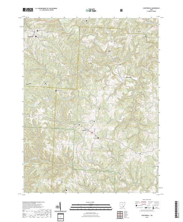 Chesterhill, OH — USGS 7.5-minute topo (2023)