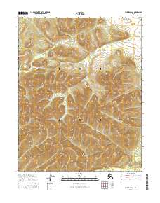 Hughes B-2 NE, AK — USGS 7.5-minute topo (2016)
