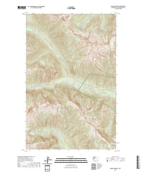 Mount Prophet, WA — USGS 7.5-minute topo (2023)