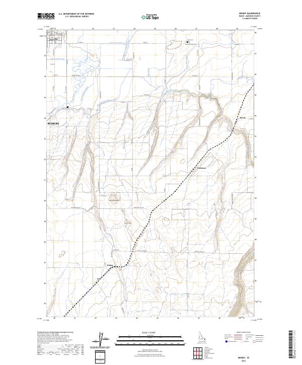 Moody, ID — USGS 7.5-minute topo (2024)