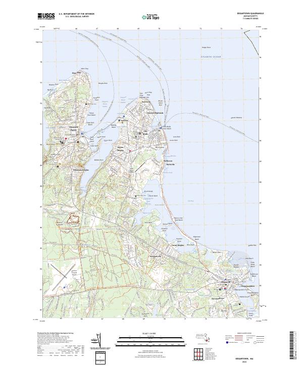 Edgartown, MA — USGS 7.5-minute topo (2024)