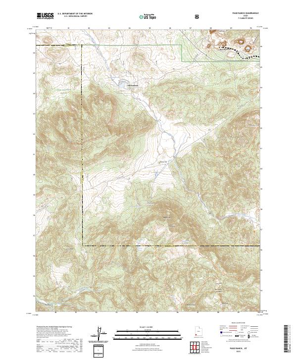 Page Ranch, UT — USGS 7.5-minute topo (2023)