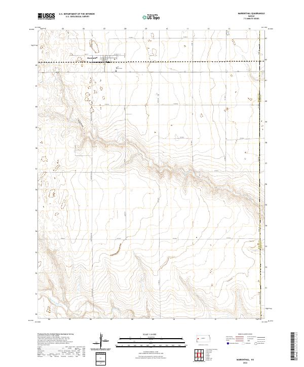 Marienthal, KS — USGS 7.5-minute topo (2022)
