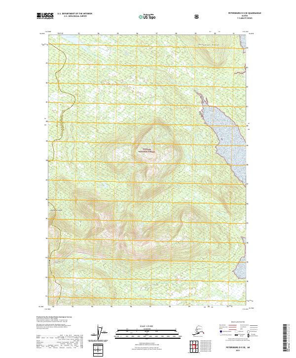 Petersburg D-5 SE, AK — USGS 7.5-minute topo (2021)
