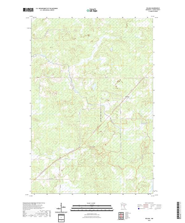 Solana, MN — USGS 7.5-minute topo (2022)
