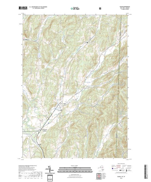 Salem, NY-VT — USGS 7.5-minute topo (2023)