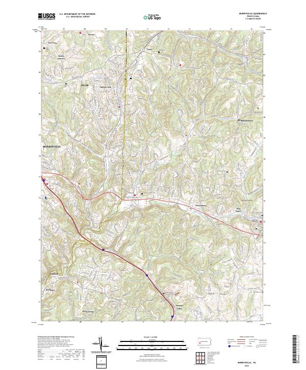 Murrysville, PA — USGS 7.5-minute topo (2023)