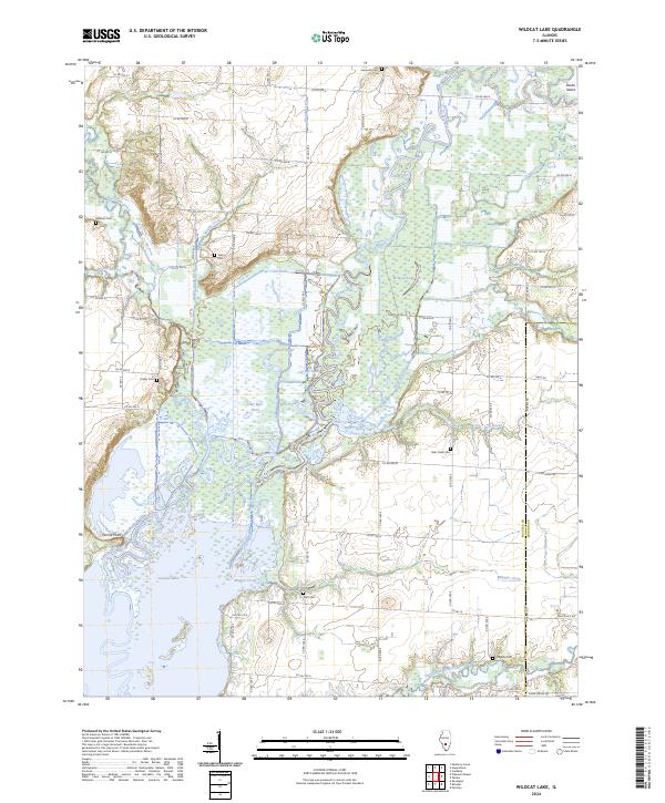 Wildcat Lake, IL — USGS 7.5-minute topo (2024)