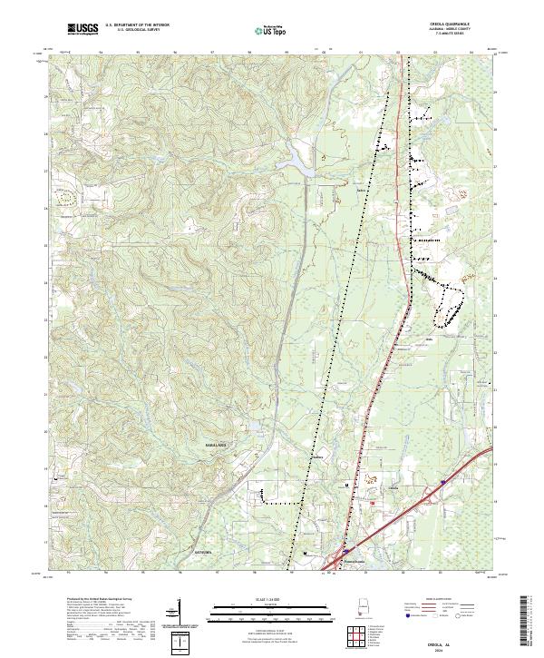 Creola, AL — USGS 7.5-minute topo (2024)