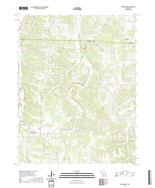 Grovespring, MO — USGS 7.5-minute topo (2021)