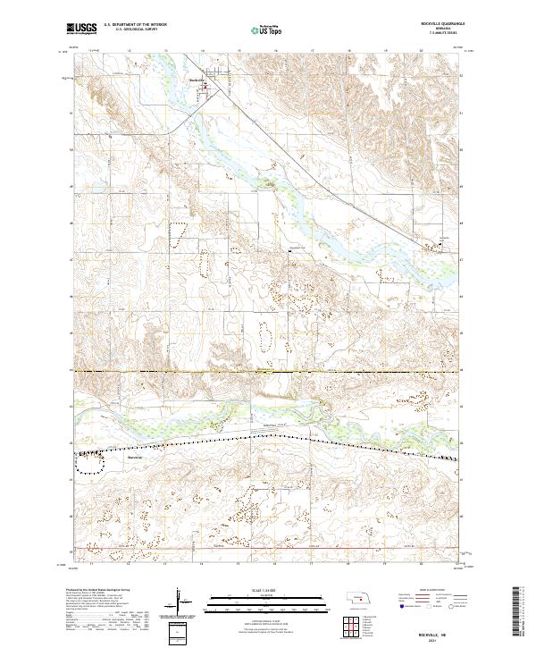 Rockville, NE — USGS 7.5-minute topo (2021)