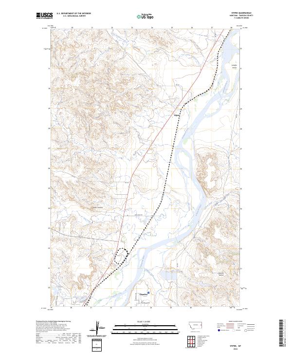 Stipek, MT — USGS 7.5-minute topo (2024)