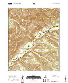 Charley River D-1 SE, AK-YT — USGS 7.5-minute topo (2018)