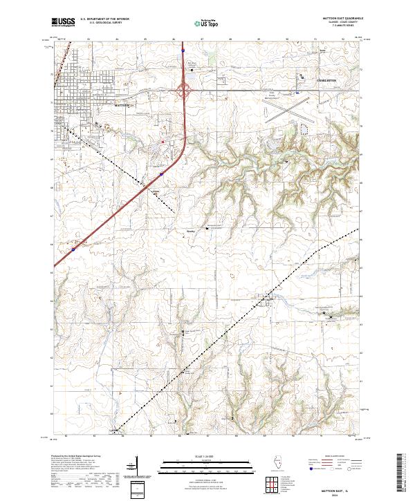 Mattoon East, IL — USGS 7.5-minute topo (2024)