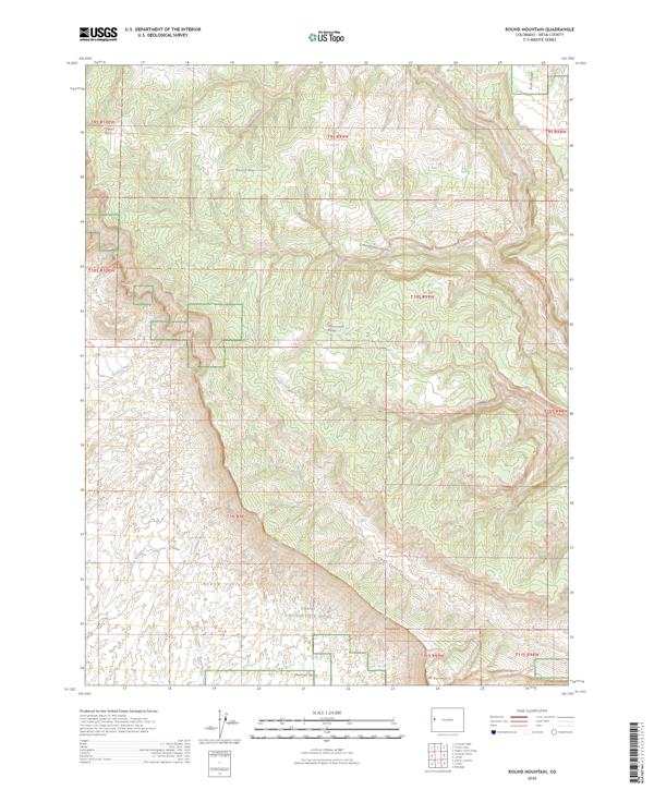 Round Mountain, CO — USGS 7.5-minute topo (2026)