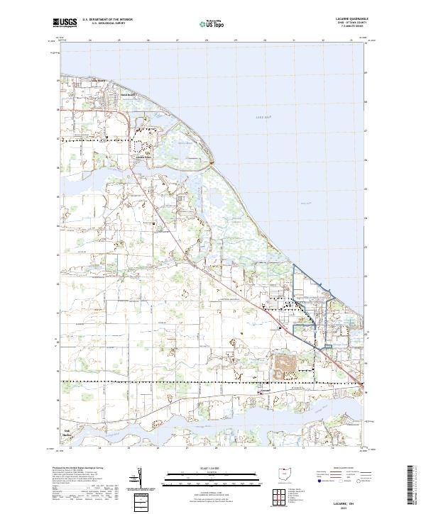 Lacarne, OH — USGS 7.5-minute topo (2023)