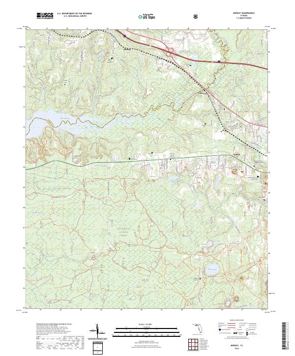 Midway, FL — USGS 7.5-minute topo (2024)