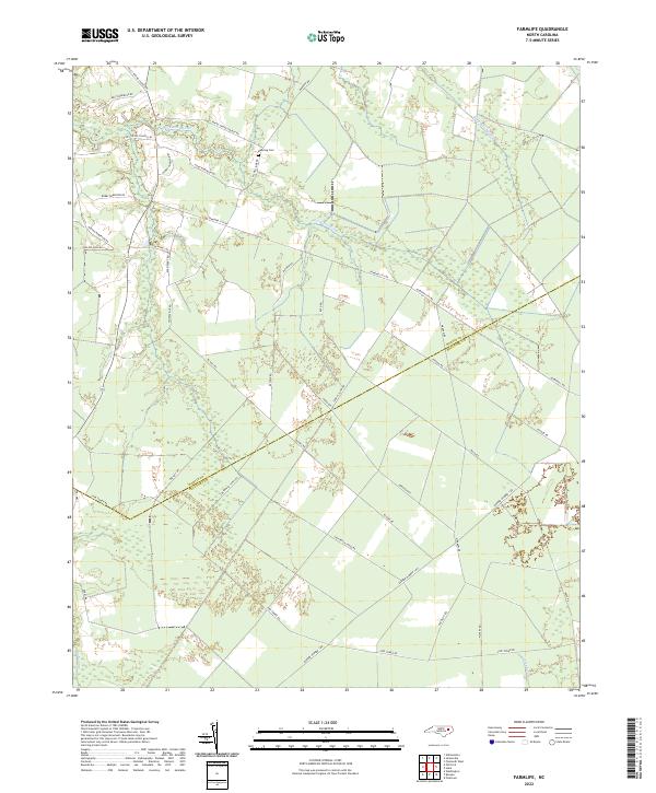 Farmlife, NC — USGS 7.5-minute topo (2022)