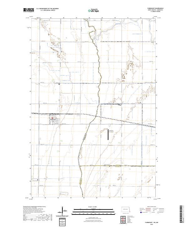 Fairmount, ND-MN — USGS 7.5-minute topo (2024)