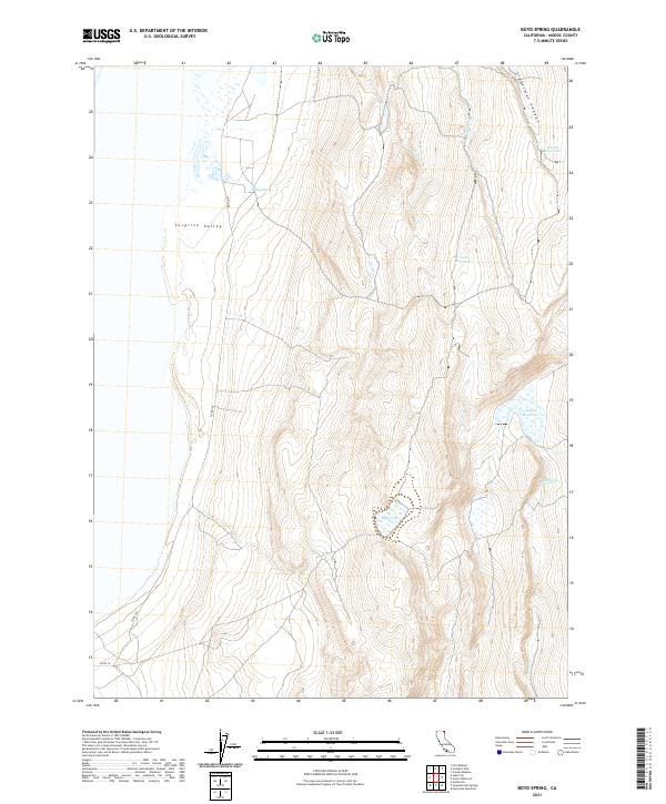 Boyd Spring, CA — USGS 7.5-minute topo (2021)