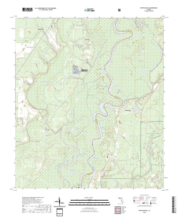 Estiffanulga, FL — USGS 7.5-minute topo (2024)
