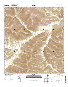 Tanacross B-3 SE, AK — USGS 7.5-minute topo (2013)