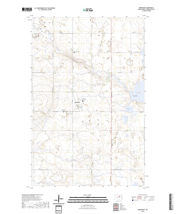 Brinsmade, ND — USGS 7.5-minute topo (2024)