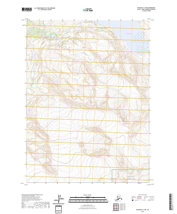 Seldovia C-3 NE, AK — USGS 7.5-minute topo (2024)