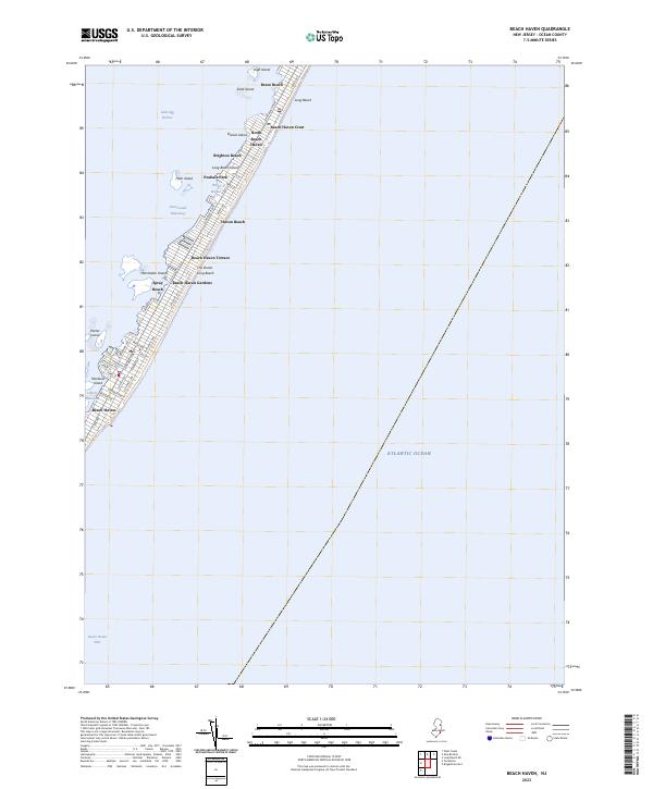 Beach Haven, NJ — USGS 7.5-minute topo (2023)