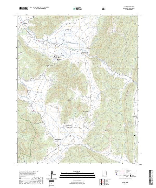 Mora, NM — USGS 7.5-minute topo (2023)