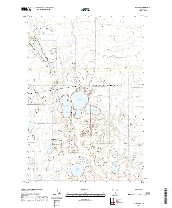 Graceville, MN — USGS 7.5-minute topo (2022)