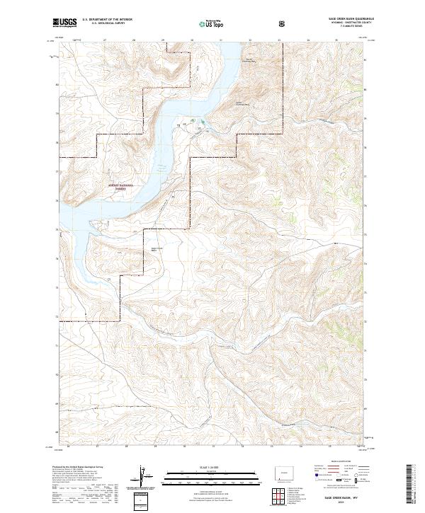 Sage Creek Basin, WY — USGS 7.5-minute topo (2021)
