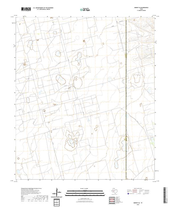Midkiff SE, TX — USGS 7.5-minute topo (2022)