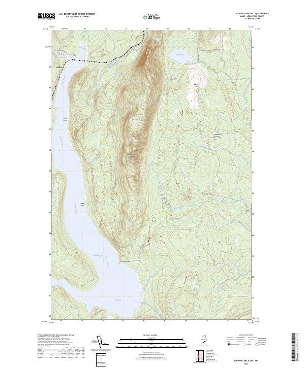 Scopan Lake East, ME — USGS 7.5-minute topo (2024)