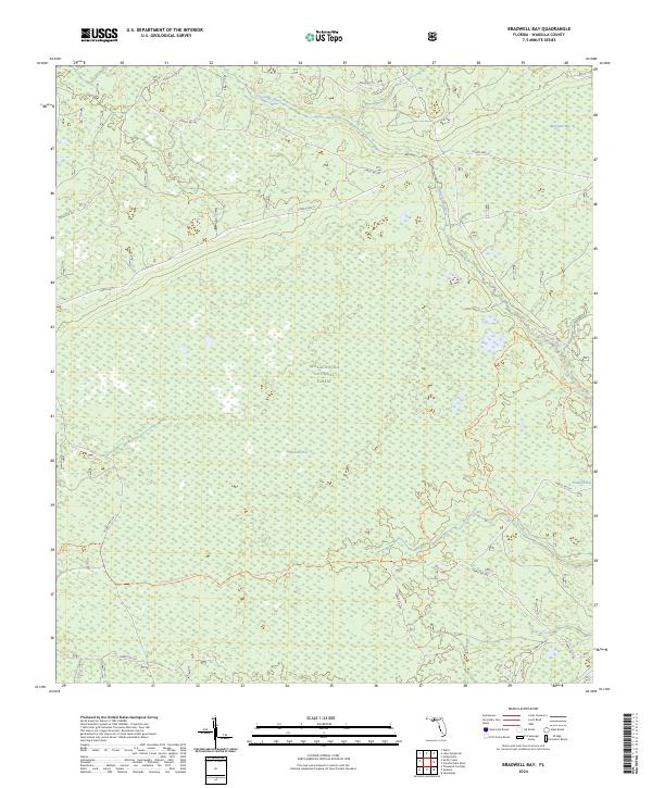 Bradwell Bay, FL — USGS 7.5-minute topo (2024)