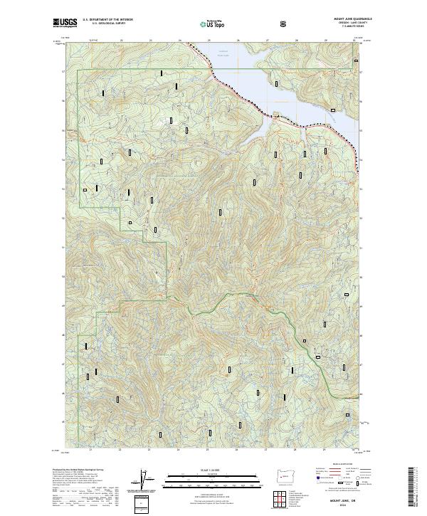 Mount June, OR — USGS 7.5-minute topo (2024)