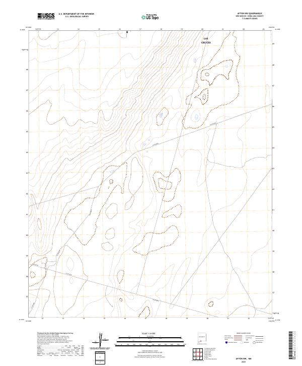 Afton NW, NM — USGS 7.5-minute topo (2023)