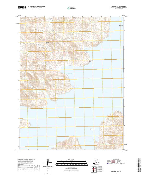 Unalaska C-2 SE, AK — USGS 7.5-minute topo (2021)