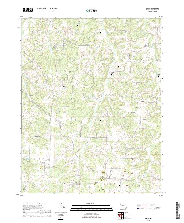 Owens, MO — USGS 7.5-minute topo (2021)