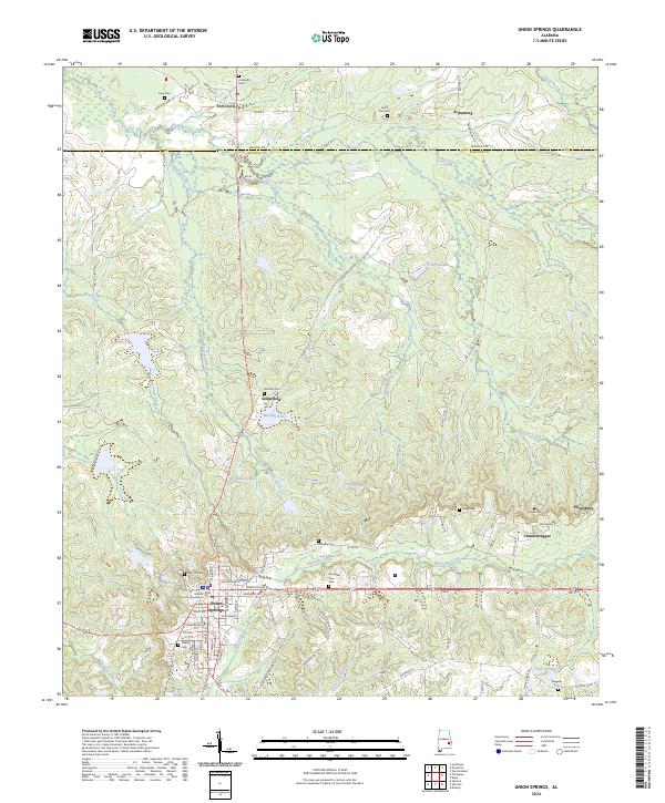 Union Springs, AL — USGS 7.5-minute topo (2024)