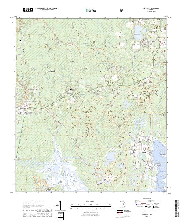Sopchoppy, FL — USGS 7.5-minute topo (2025)