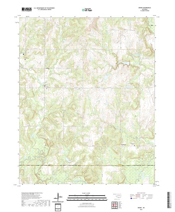 Newby, OK — USGS 7.5-minute topo (2022)