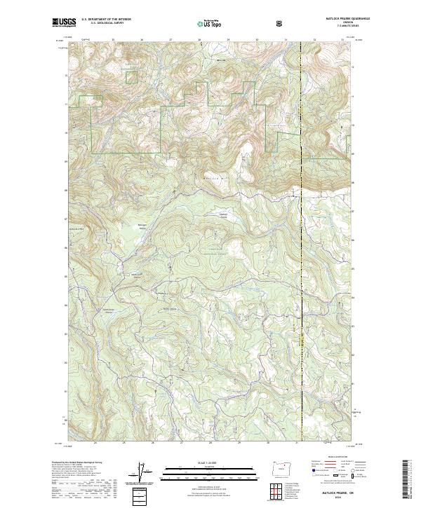 Matlock Prairie, OR — USGS 7.5-minute topo (2024)